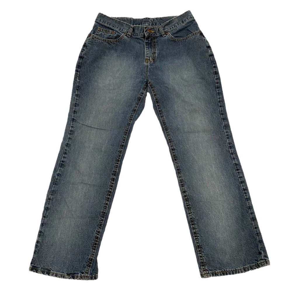 Vintage Riveted by Lee Jeans Women’s Size 6 P Petite Blue Denim Medium Wash USA